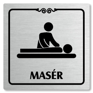 Masér, 100x100mm, stříbrná, Texas